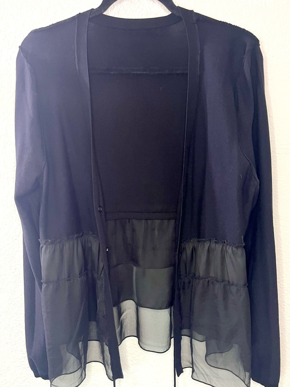 Willi Smith Ruffled Cardigan - Picture 10 of 11